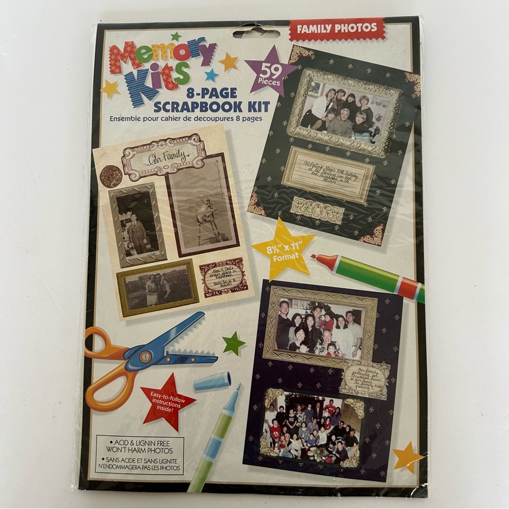 MEMORY KITS 8 PAGE SCRAPBOOK KIT NWT